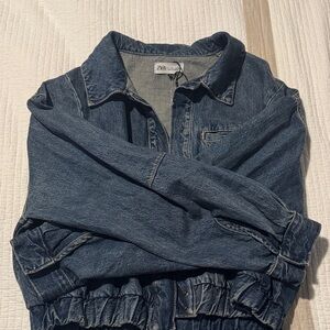 Zara Dark Blue Denim Jacket